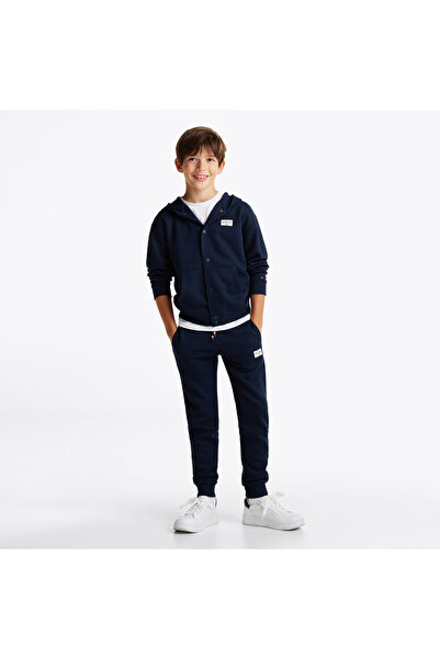 Tommy Hilfiger Monotype 1985 Label Çocuk Lacivert Eşofman Altı