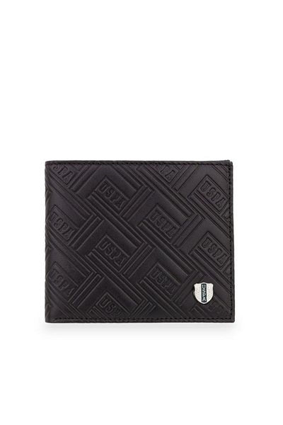 U.S. Polo Assn. Portofel negru pentru bărbați Plcuz24023