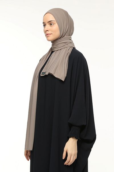 Altobeh Απλό βιζόν Hijab Χτενισμένο Βαμβακερό Σάλι