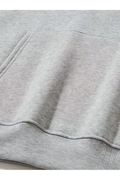 LAND MODA Унисекс черен анцуг с качулка