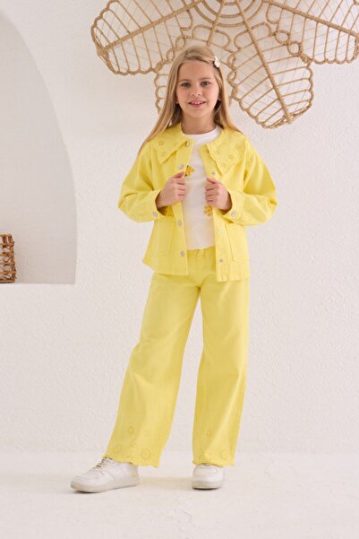 HAUSEkids 4-8 років Jessica Fisto Дівчачий 3-х предметний комплект -Жовтий-