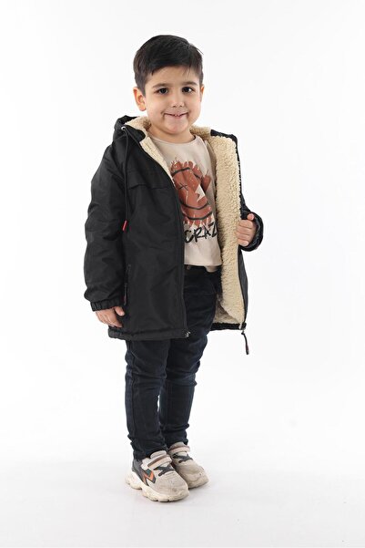 FLUEND MODA Gyermek szőrme víz- és szélálló gyerekkabát és kabát