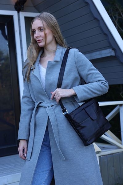 fubileather Geantă Messenger Crossbody din piele naturală