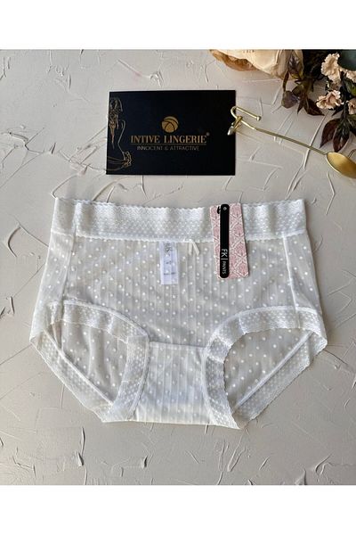 İntive Lingerie Lily Baby - Πουά βαμβακερό δίχτυ, διαφανές εύκαμπτο Bato/Slip-2827