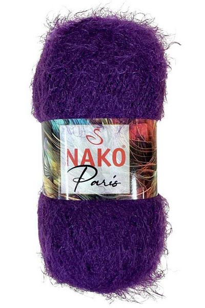 NAKO Paris 14067 Plum 5 Κομμάτια Πλεκτό Χειροποίητο Σχοινί