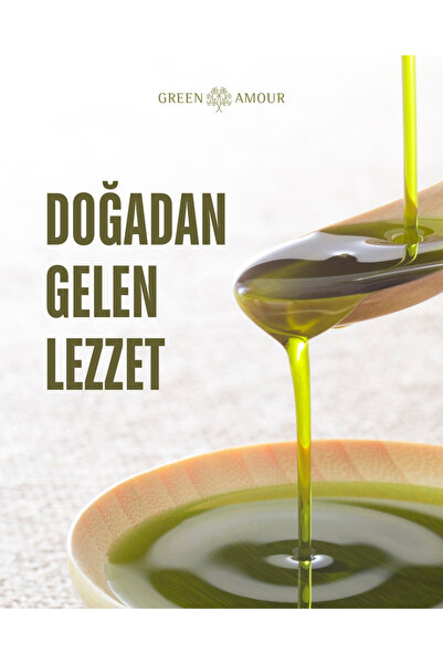 Green Amour Ayvalık Yeni Hasat Soğuk Sıkım Naturel Sızma Zeytinyağı 3litre