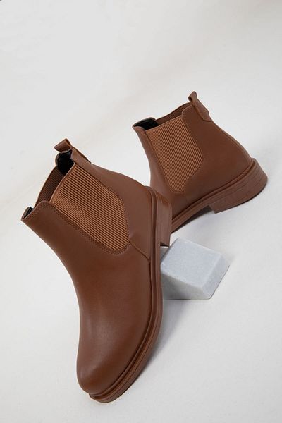 SOHO Tan γυναικείες μπότες - 20004 Model Bootie