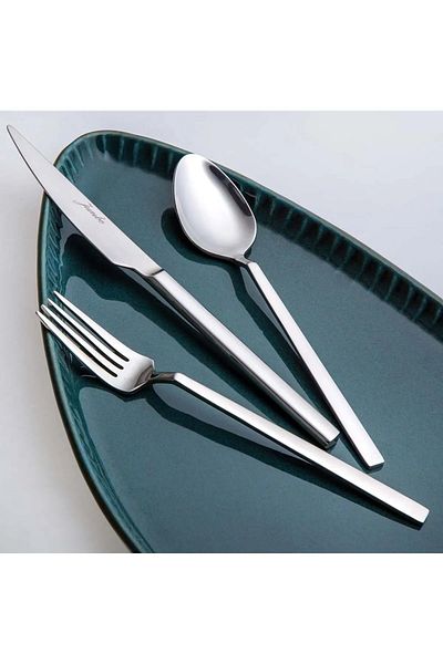 Jumbo 1800 Model 6 Person 24 Piece Sweet Metallic Cutlery Set