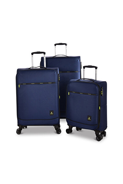 Track Travel Bag 3Pcs Luggage Set Soft Trolley LG001-3P