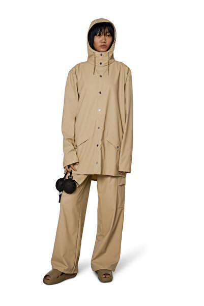 Rains Rains Classic Unisex Μπεζ Αδιάβροχο