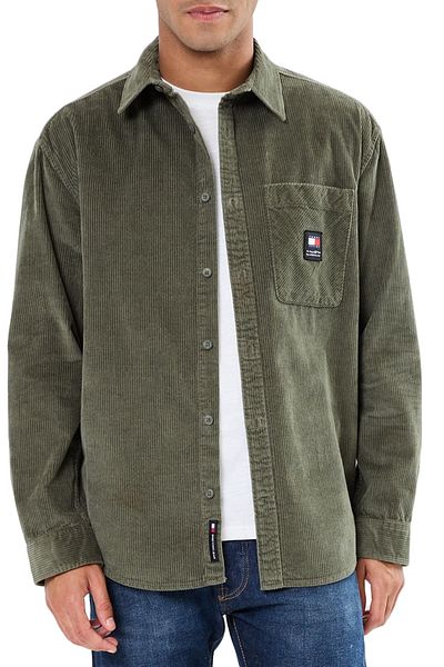 Tommy Jeans Ανδρικό κοτλέ πουκάμισο - Relaxed Fit DM0DM19660 M12