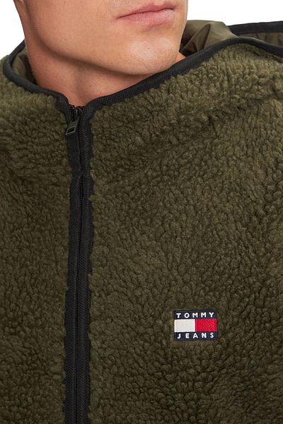 Tommy Jeans Herren-Sweatshirt mit Kapuze und Reißverschluss, reguläre Passform, DM0DM19224 M12