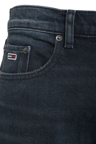 Tommy Jeans Kurzarm-Jeanshose – Herren, 5 Geldbörsenkleidung, Logo, Reißverschluss und Druckknopfverschluss