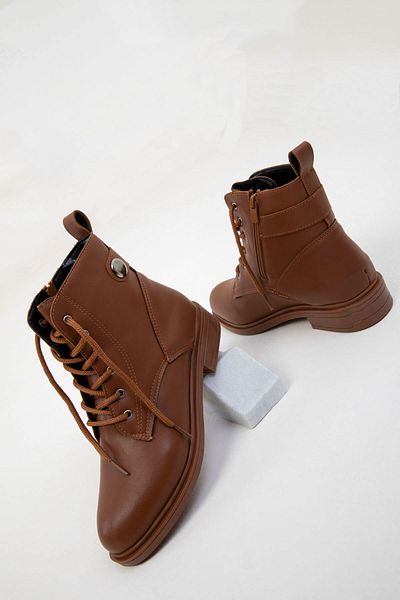 SOHO Tan γυναικείες μπότες - 19552 Model Bootie