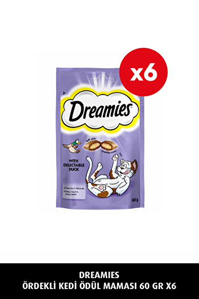Dreamies Ördekli Kedi Maması 60 gr 6x