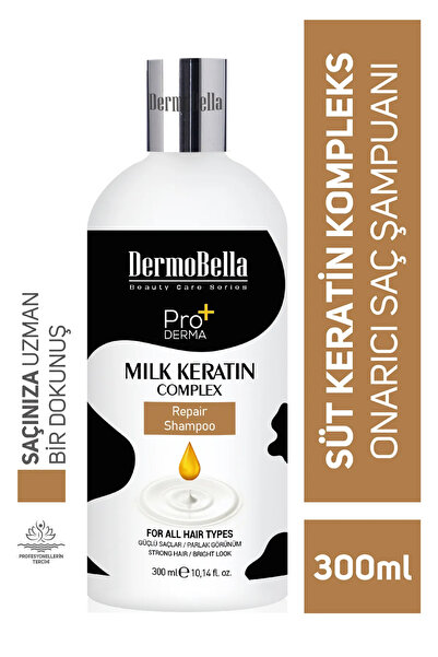 DERMOBELLA Milk Keratin Complex Yoğun Nemlendirici Ve Besleyici Şampuan 300 ml