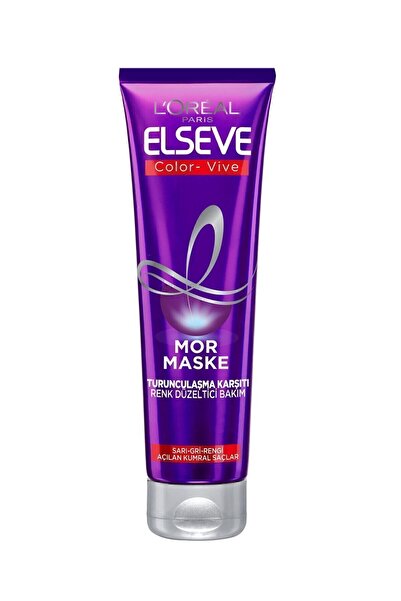 ELSEVE Color-vive Purple Maske Turunculaşma Karşıtı Mor Maske 150 Ml