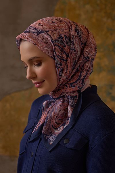 Şalland Shalland Ethnic Pattern Scarf
