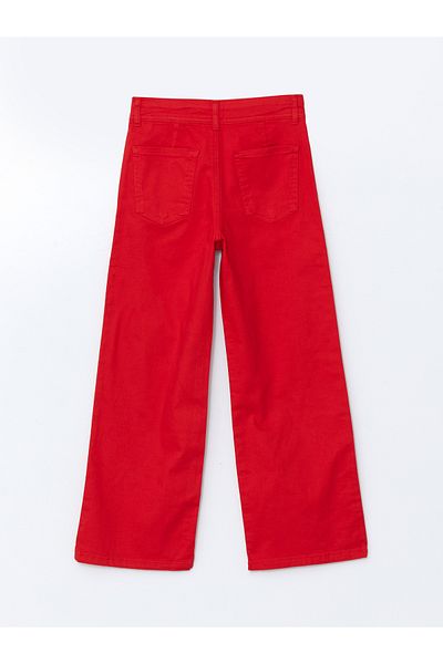 LC Waikiki Girl's Pants with Adjustable Elastic Waist