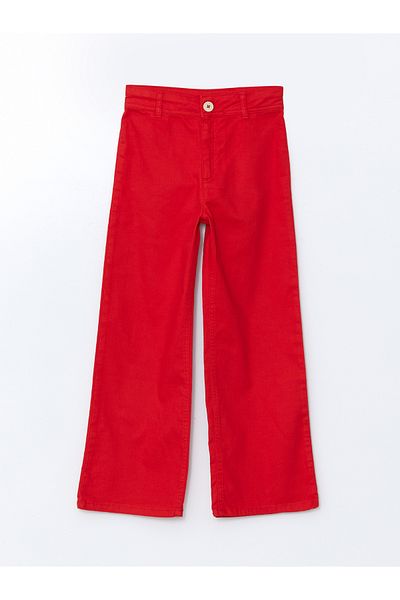LC Waikiki Girl's Pants with Adjustable Elastic Waist