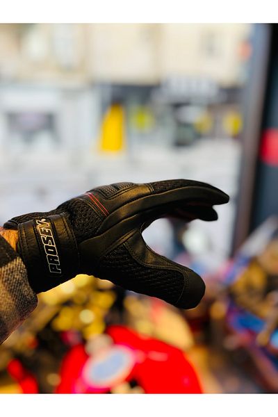 Prosev M-105 Winter Motorcycle Gloves (Black)