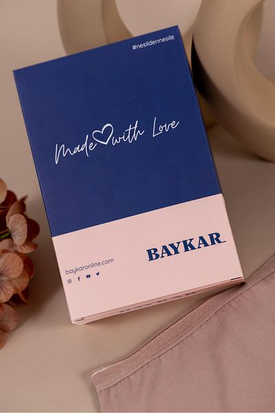 BAYKAR Rope Strap Oval Collar Cotton Basic Women's Undershirt 6305 Skin Color