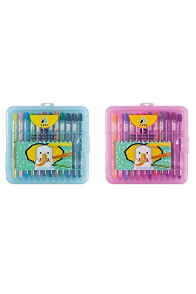 Adel ÇEVİRMELİ MUM BOYA YARIM BOY