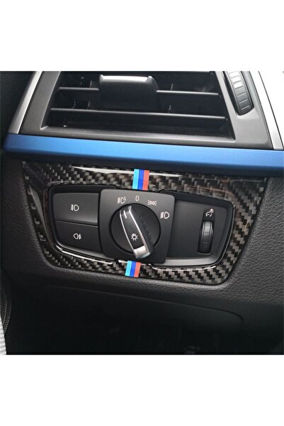 Maraz F30 2013-2017 / F34 2013-2017 için M Karbon Fiber Araba Far Anahtarı De...