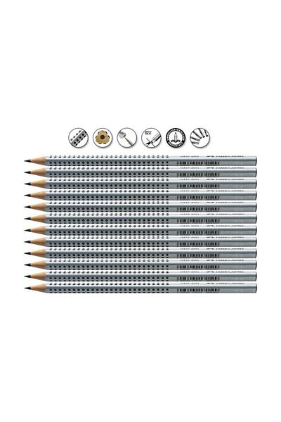 Faber-Castell Yayınları Faber Grıp 2001 Pencil 2b 12 Pieces