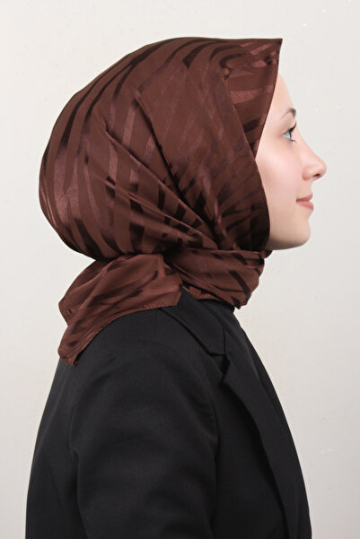 Eşarppark Golden Jakar Eşarp 4136-21 Kahverengi