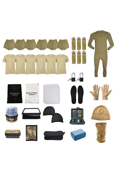 ŞİMŞEKOĞLU Set of 6 Beginner Bedeli Soldiers, Winter Military Material Package
