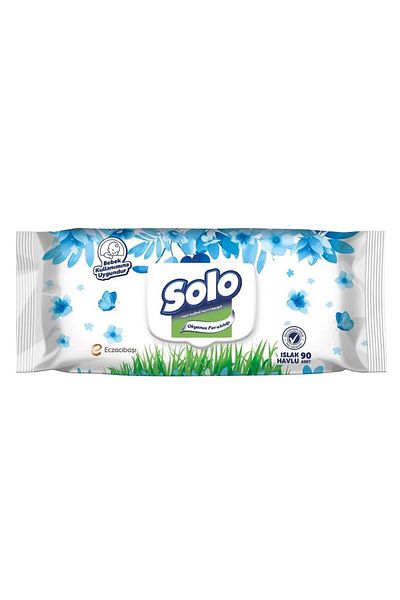 Solo Wet Towel Ocean Freshness 90 Sheets