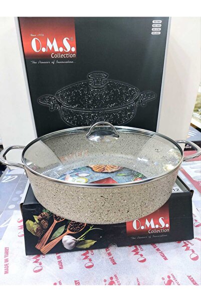 OMS Gastro Mega 34 cm Granite Karnıyarık Pot 3312-Kumbeji