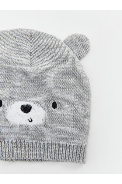 LC Waikiki Chlapecká čepice s výšivkou medvídka