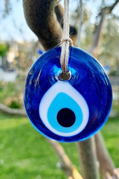 ella'nın çarşısı 10 bucăți de mărgele de sticlă perforate de 3 cm. Ornament d...