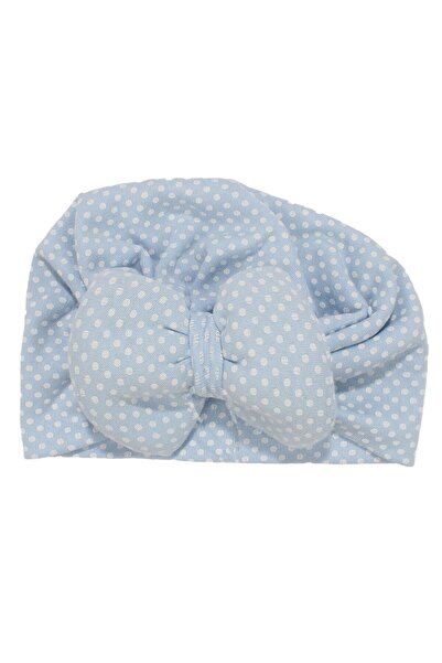 bebegen Bebeluşă Fetiţă Albastru Alb Little Polka Dot bumbac moale Bonnet