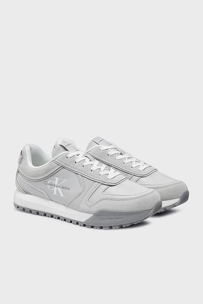 Calvin Klein Pohodlná podešev - Šněrovací šedé pánské tenisky YM0YM00624-P0Q