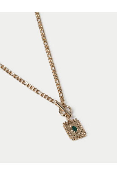 Marks & Spencer Taş Detaylı Zincir Kolye