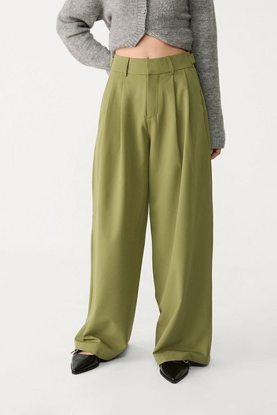 Stradivarius Super wide-leg adjustable trousers