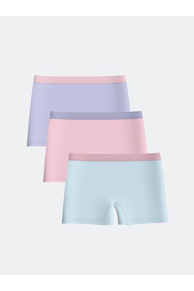 LC Waikiki Basic 3-Piece Boxer Set for Girl
