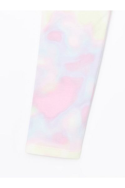 LC Waikiki Mädchenstrumpfhose mit elastischem Bund und Batikmuster