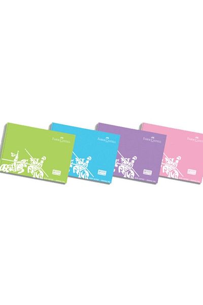 Faber Castell Faber-castell Picture Notebook Plastic Cover 35x50 Cm 30 Sheets (Assortment 1 Piece)5075400136000