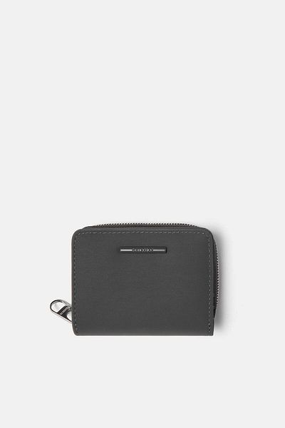 Pull & Bear Rubberised purse wallet