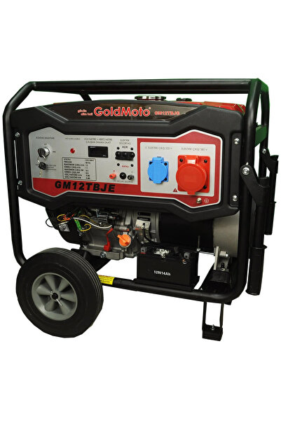gold moto GoldMoto GM12TBJ Marşlı Trifaze 12 Kva Benzinli Jeneratör