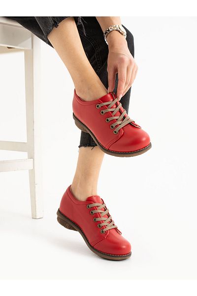 Alemdar Shoes Blaze Red Orthopedic Sole Women's Shoes