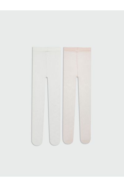 LC Waikiki 2-teiliges Basic-Strumpfhosen-Set für Babys