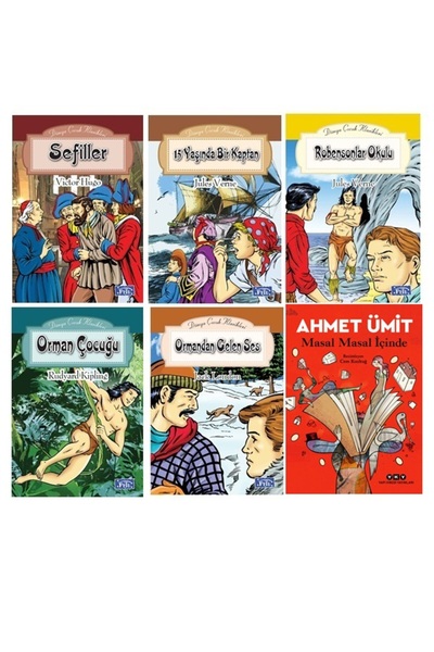 Parıltı Yayınları MASAL MASAL İÇİNDE,15 YAŞINDA BİR KAPTAN,SEFİLLER ORTAOKUL ...