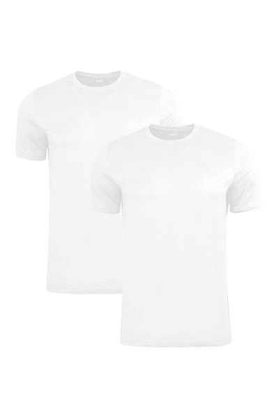 Puma Tricou Puma Junior Blank Base Tricou pachet de 2, Alb, Copii