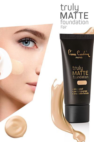 Pierre Cardin Truly Matte Foundation - Fair Cut