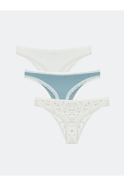 LC Waikiki Σλιπ Brazilian Pattern - Συσκευασία των 3